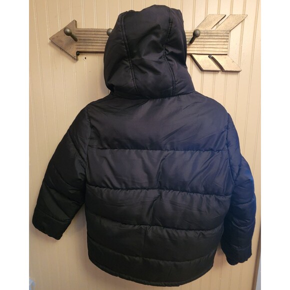 Minus Zero Boys Quilted Blue Black Puffer Jacket Coat Size S(8) - Picture 11 of 12